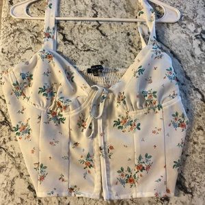 Kendall and Kylie bustier corset top size medium